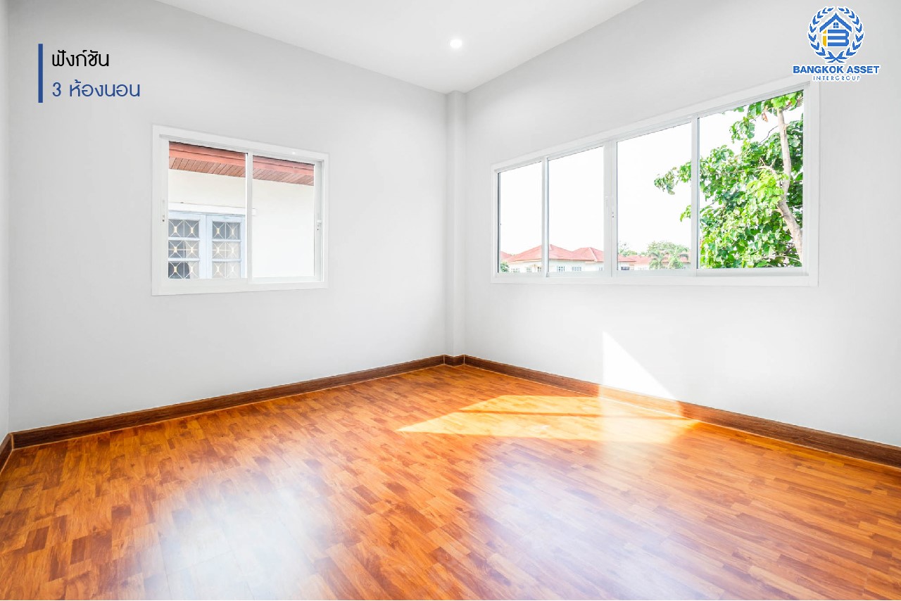 บ้านมือสองตกแต่งใหม่ ม.รติรมย์ 2 ราชพฤกษ์-กาญจนาภิเษก ซ.สวนผัก32 บ้านดีไซน์สวยพร้อมอยู่ เนื้อที่ 59.4 ตร.ว. ฟังก์ชัน 3 ห้องนอน 2 ห้องน้ำ 2 ที่จอดรถ บนทำเลศักยภาพ เชื่อมต่อหลายเส้นทางหลัก ใกล้ทางด่วน "ศรีรัช" และแหล่ง Community Mall ชั้นนำมากมาย